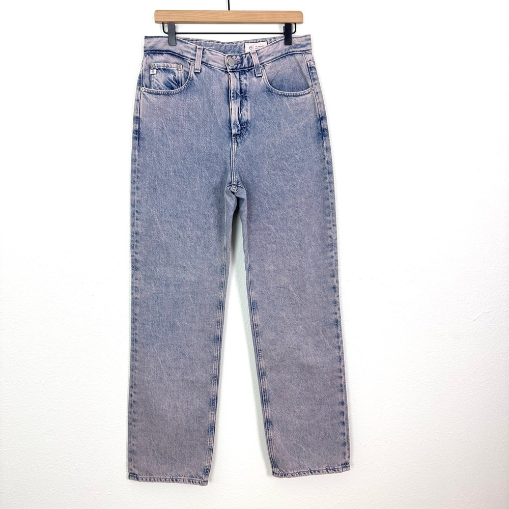NEW AG Clove Relaxed Vintage Straight Jeans Moonwash Illusion Size 27 - Picture 5 of 12